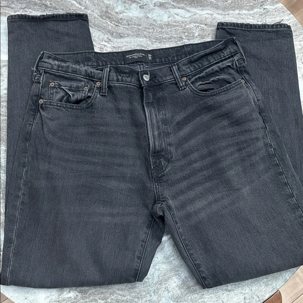 NEW Abercrombie & Fitch Men's Slim Jean Vintage Stretch Black Sz 38 X 32